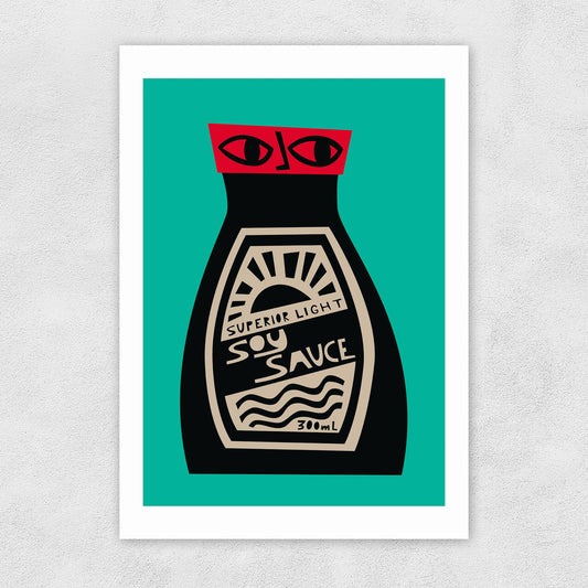 Soy sauce A3 print