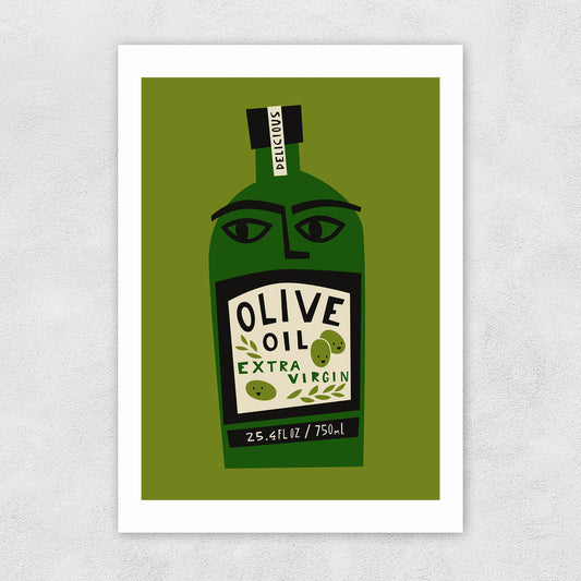 Olive oil A3 print