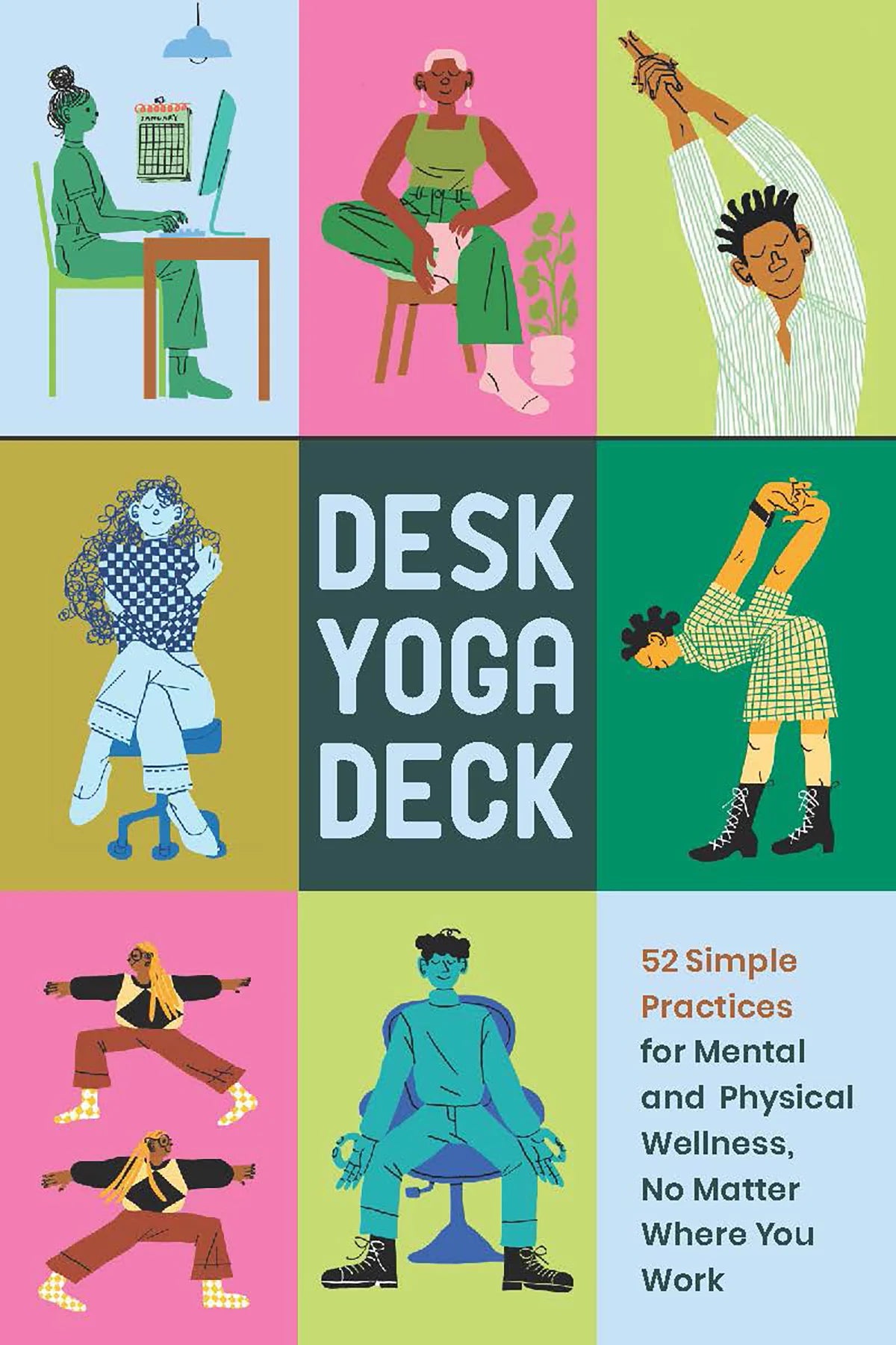 Desk yoga deck