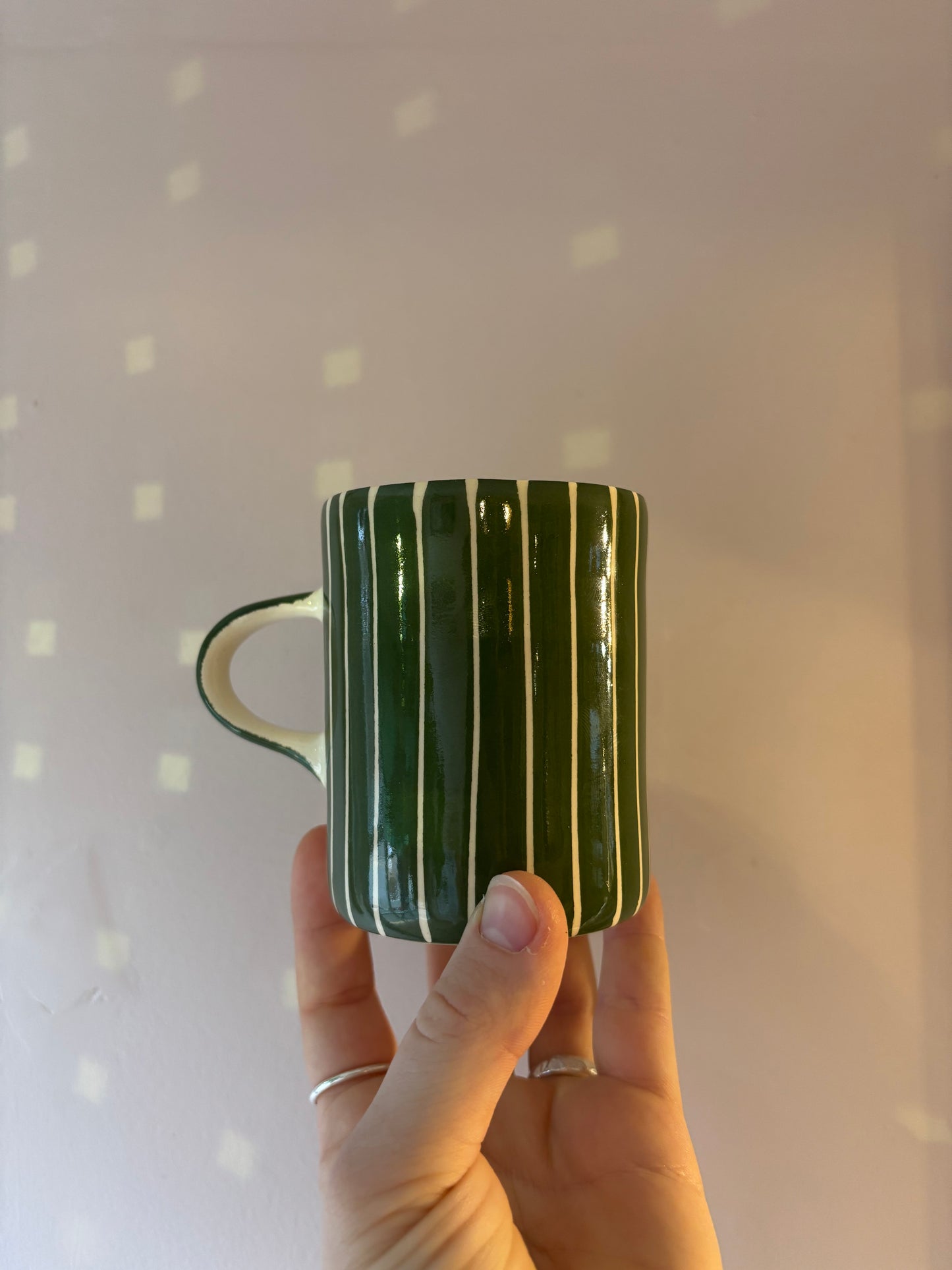 Sgraffito demi mug