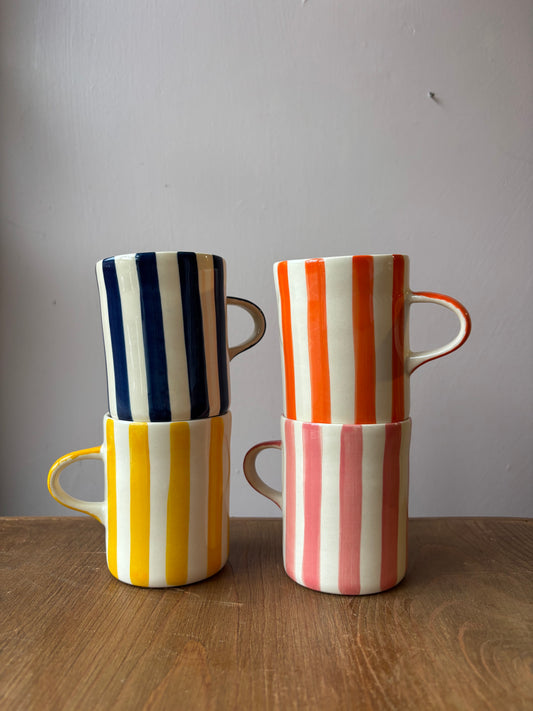 Candy stripe demi musango mug