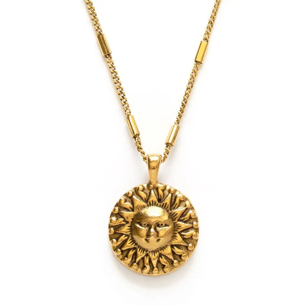 Tarot sun necklace