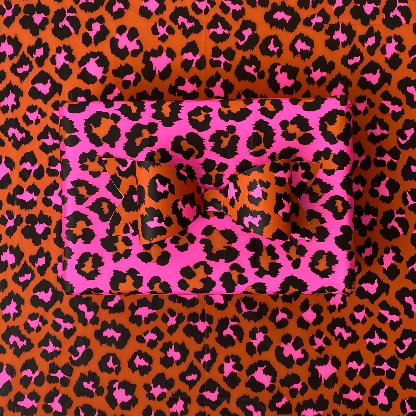 Leopard print tissue paper