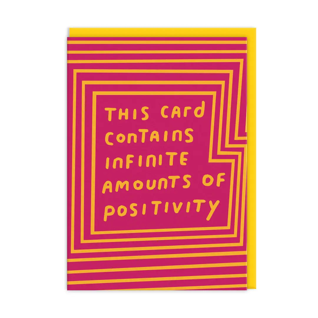 Infinite amounts greetings card