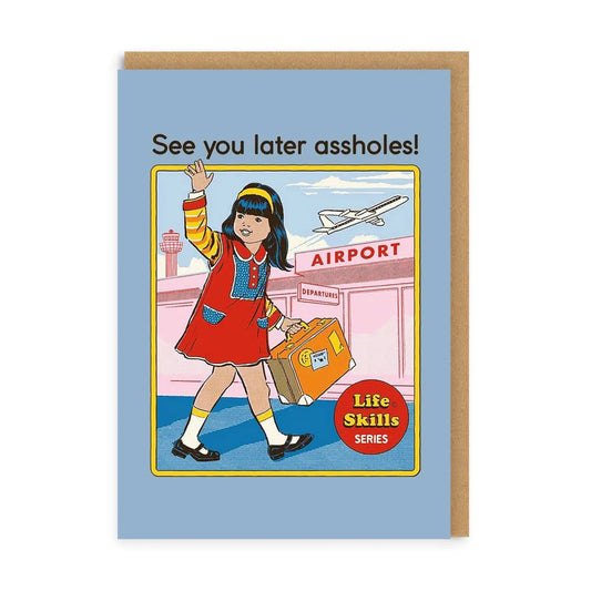 See you later greetings card