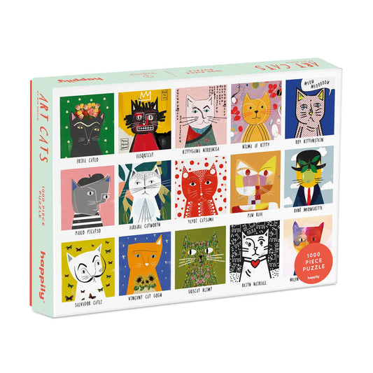 Art cats 1000-piece puzzle