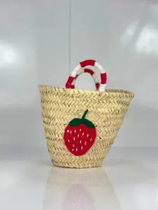 Mini basket with fruit design