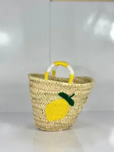 Mini basket with fruit design