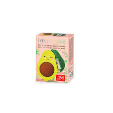 Avocado pencil sharpener and eraser