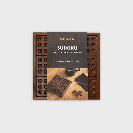 Wooden sudoku game