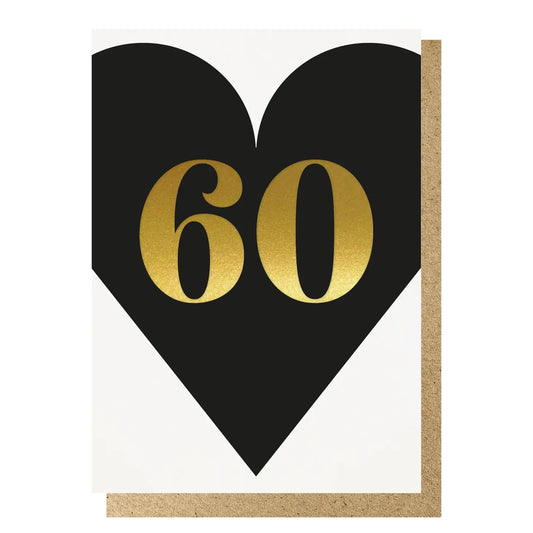 Heart 60 card