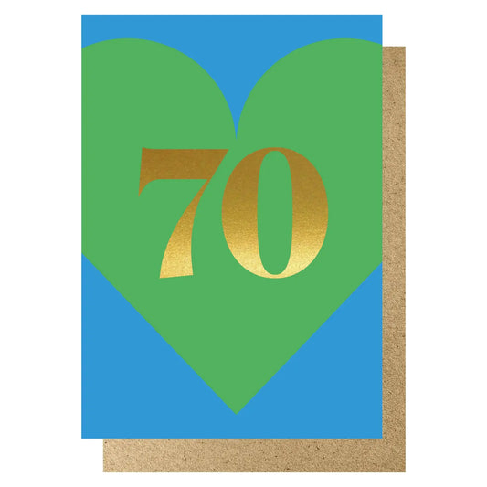 Heart 70 card