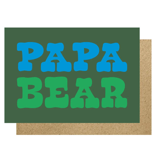 Papa bear card