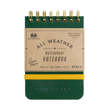 Pocket waterproof notebook