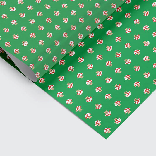 Mushroom gift wrap