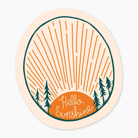 Hello sunshine sticker