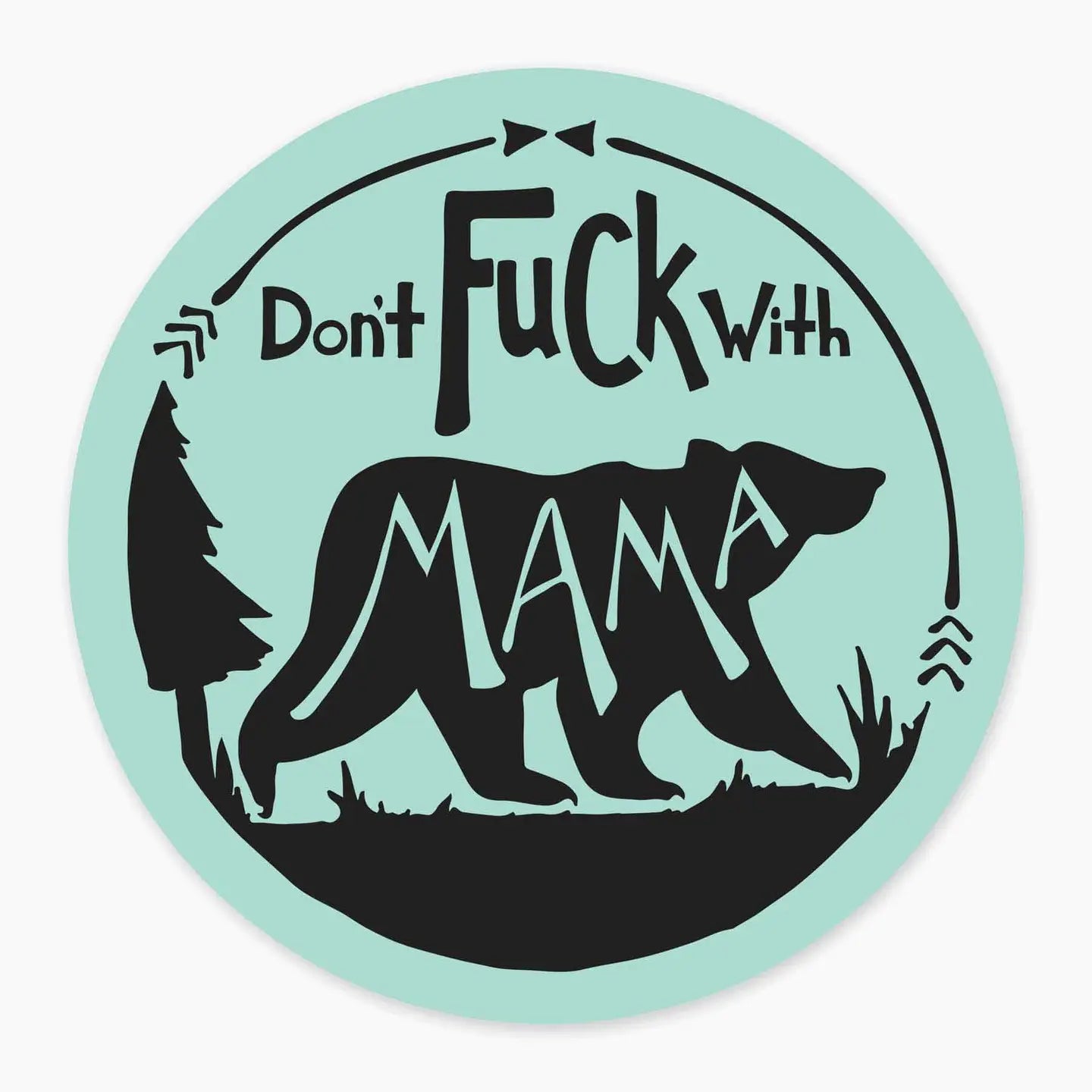 Mama bear sticker