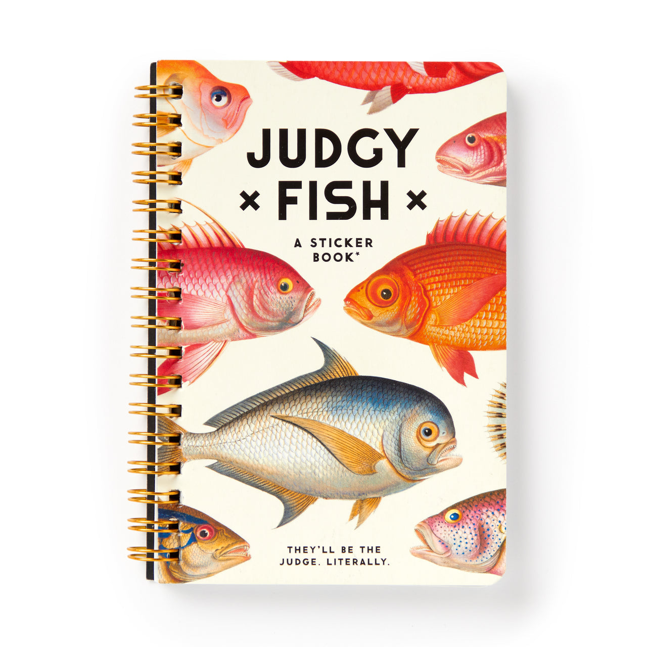 Judgy fish sticker book