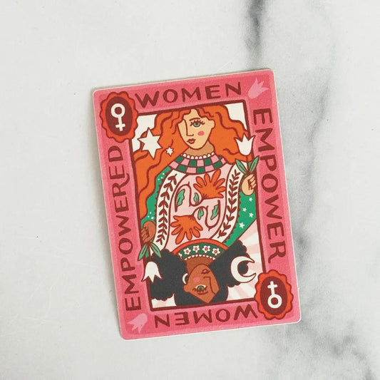 Empowered women sticker