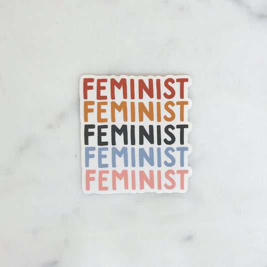 Feminist sticker