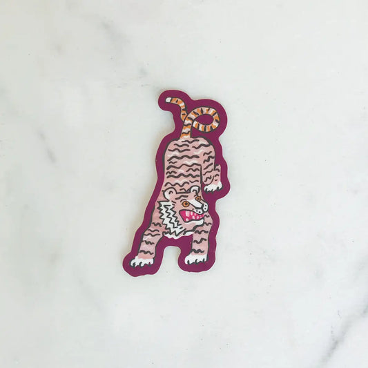 Pink tiger sticker