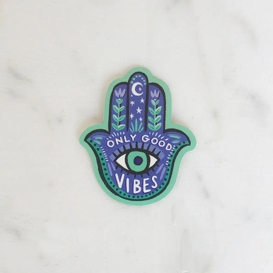Hamsa hand sticker