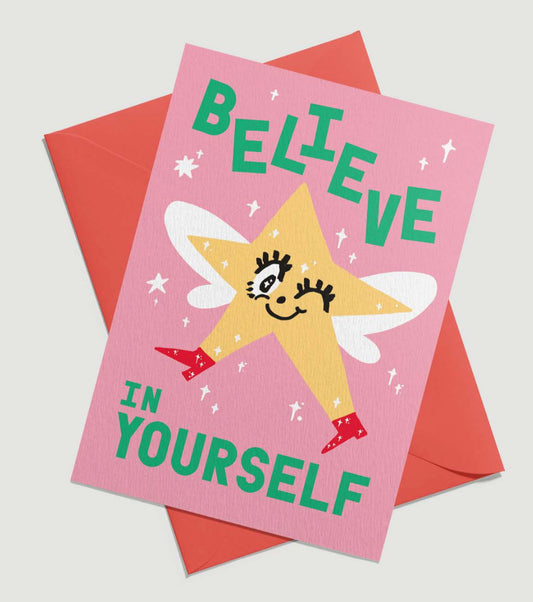 Believe in yourself card