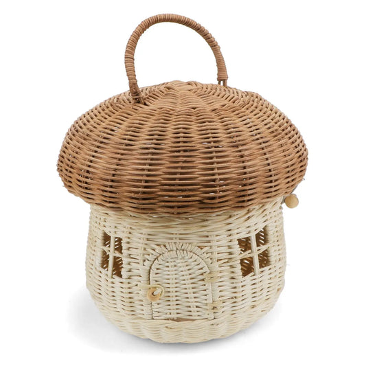 Rattan mushroom house