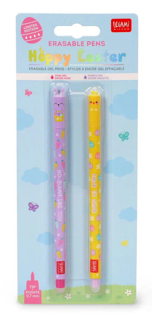 Set of 2 erasable Easter pens