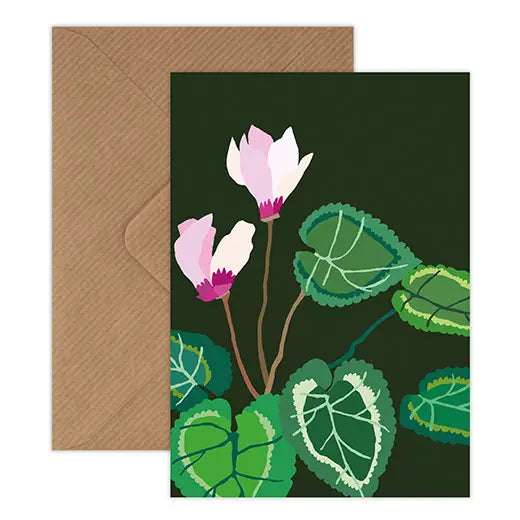 Cyclamen mini card