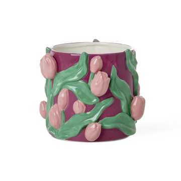 Tulip flower pot