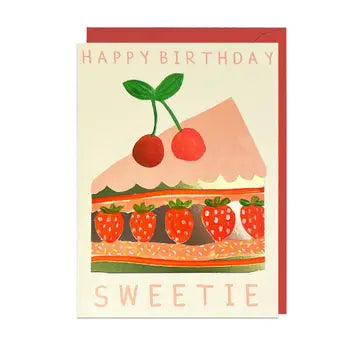 Happy birthday sweetie card