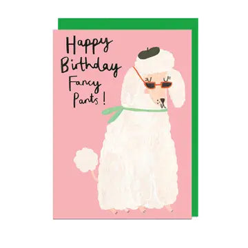 Happy birthday fancy pants card