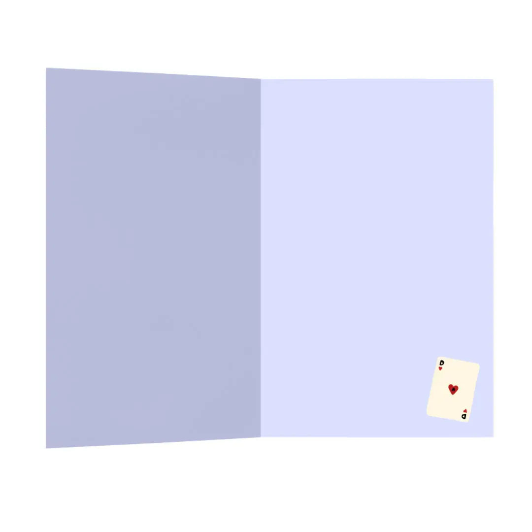 Ace of hearts Dad card