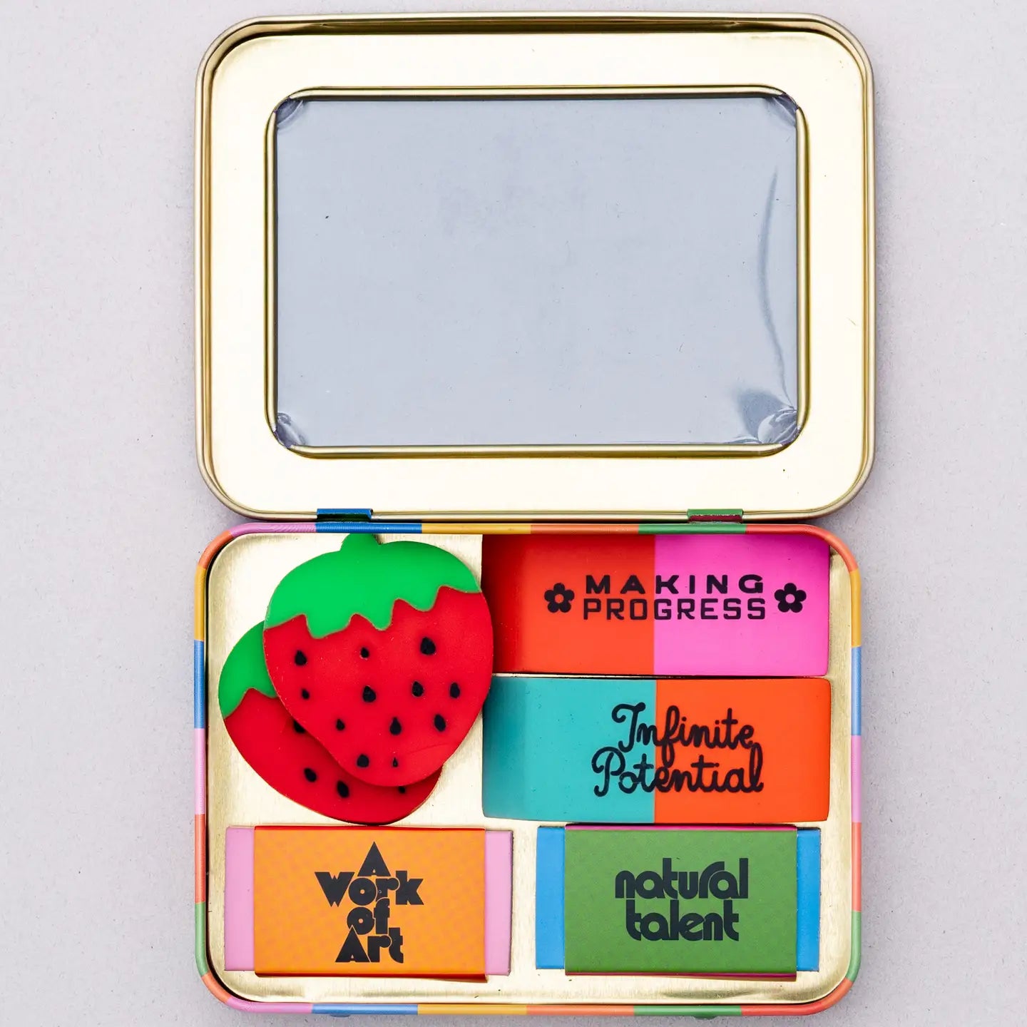 Eraser tin set