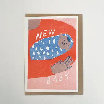 New baby riso card