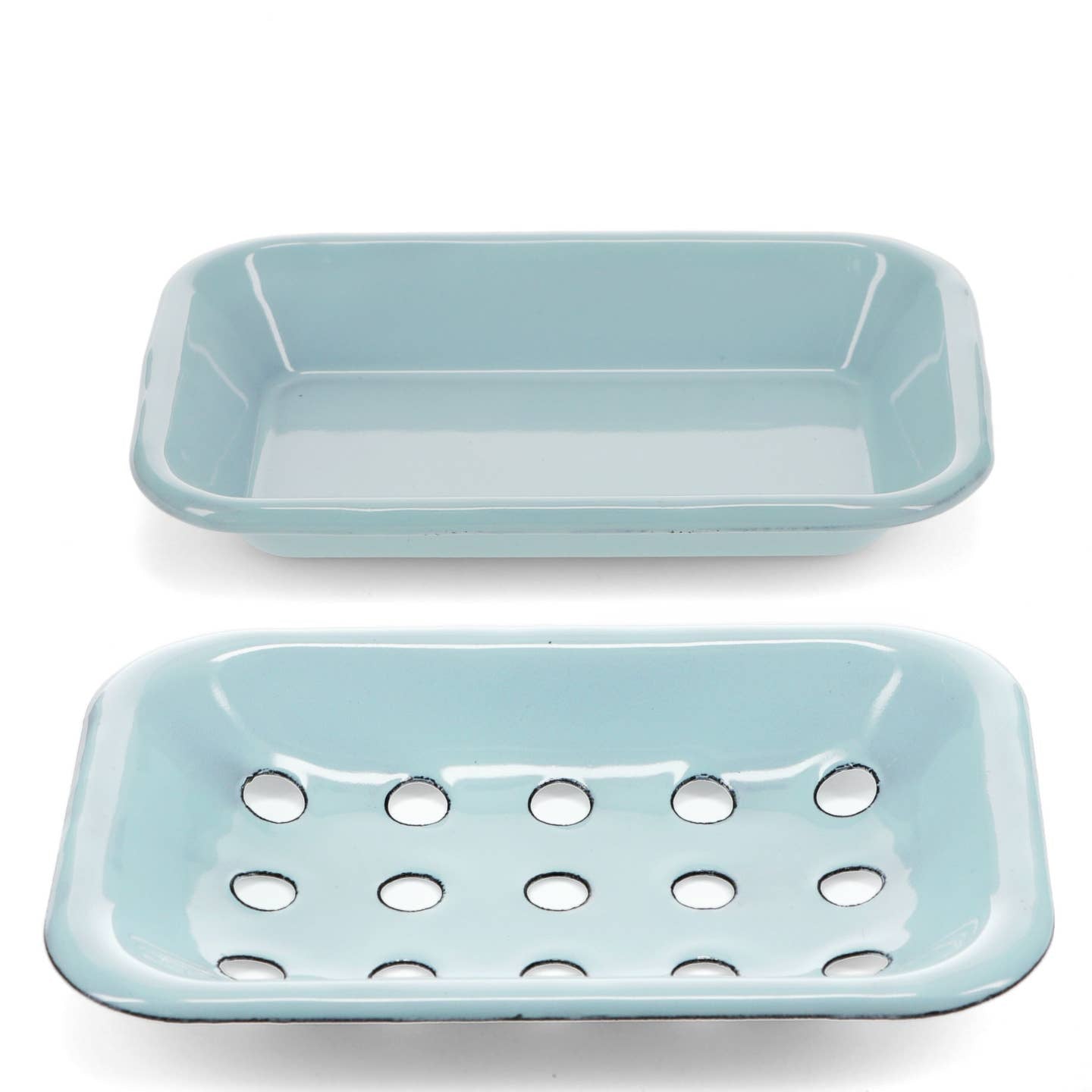 Enamel soap dish