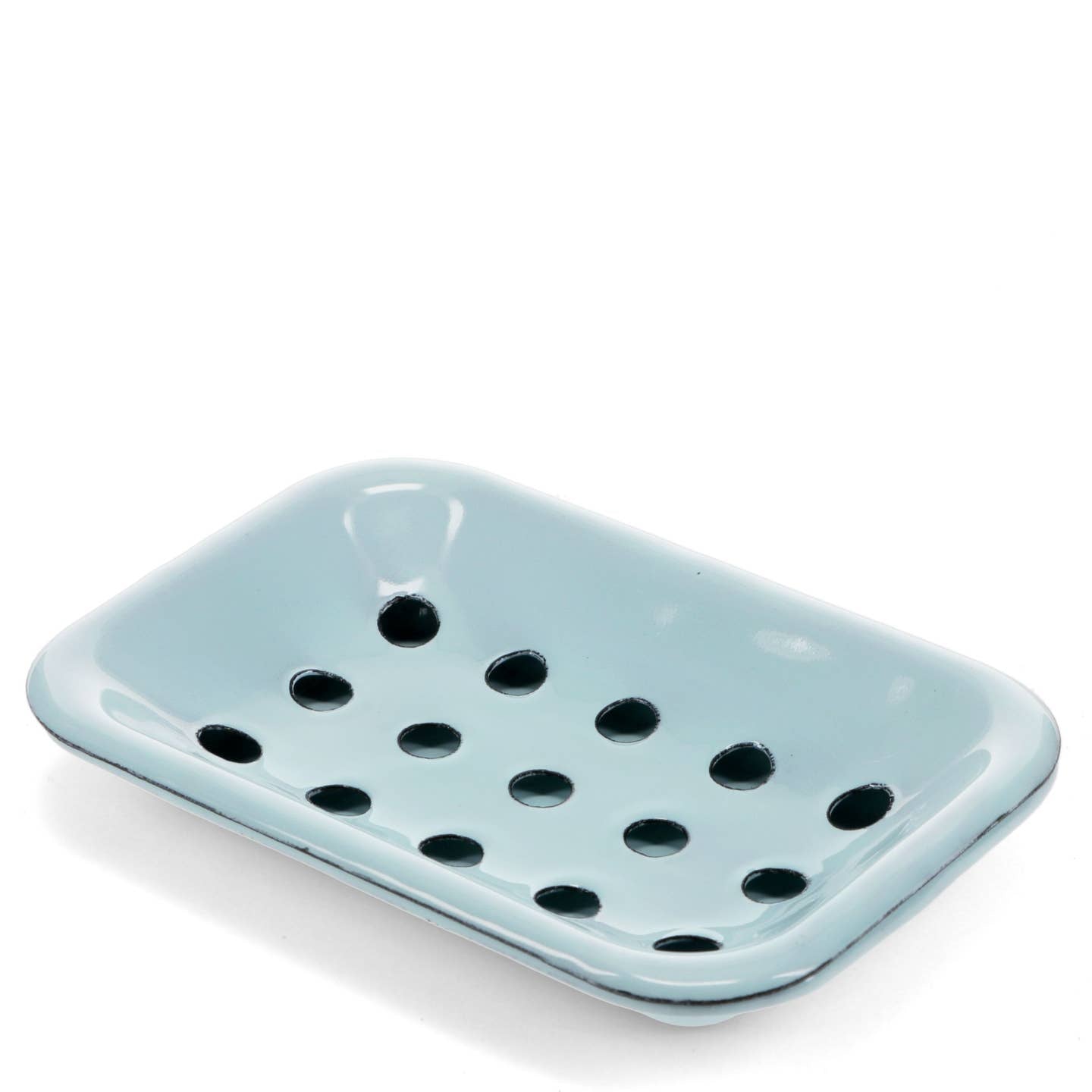 Enamel soap dish