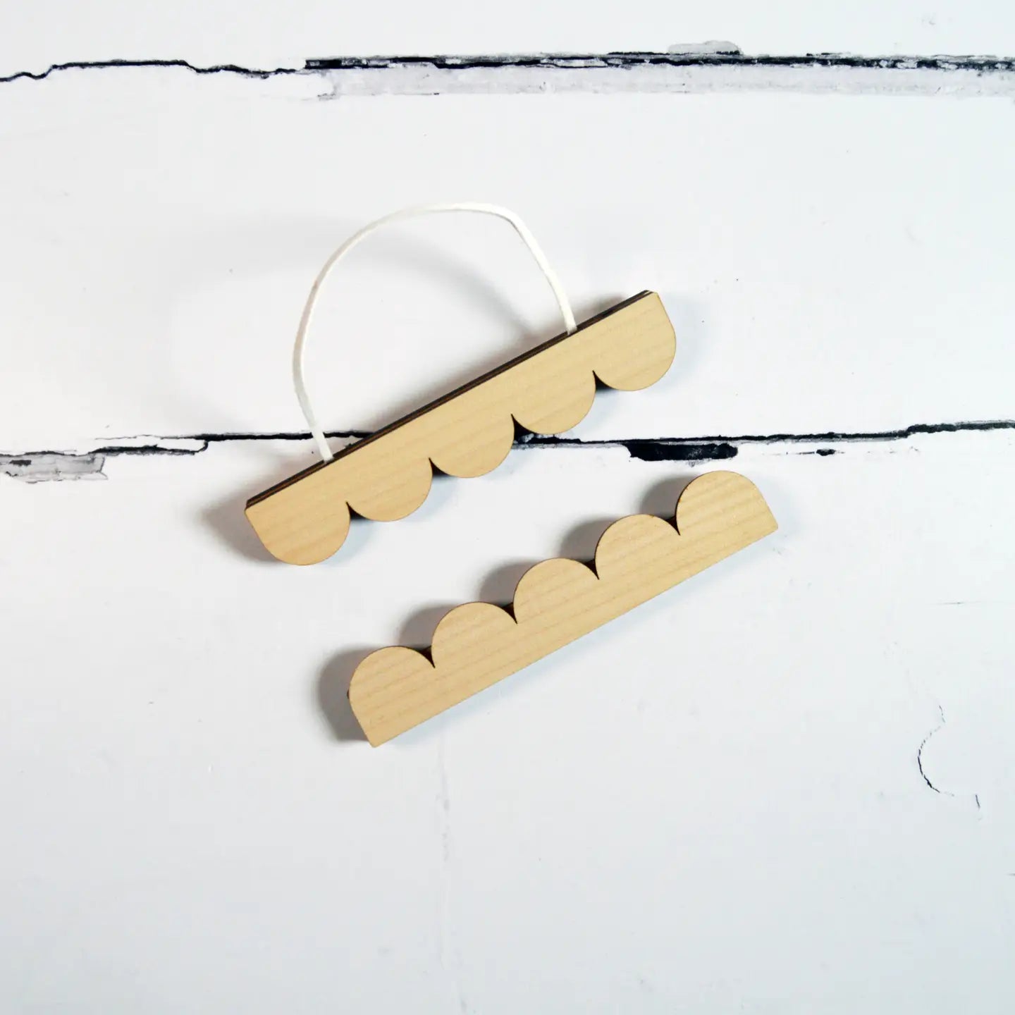 A5 scallop-edge magnetic picture hanger