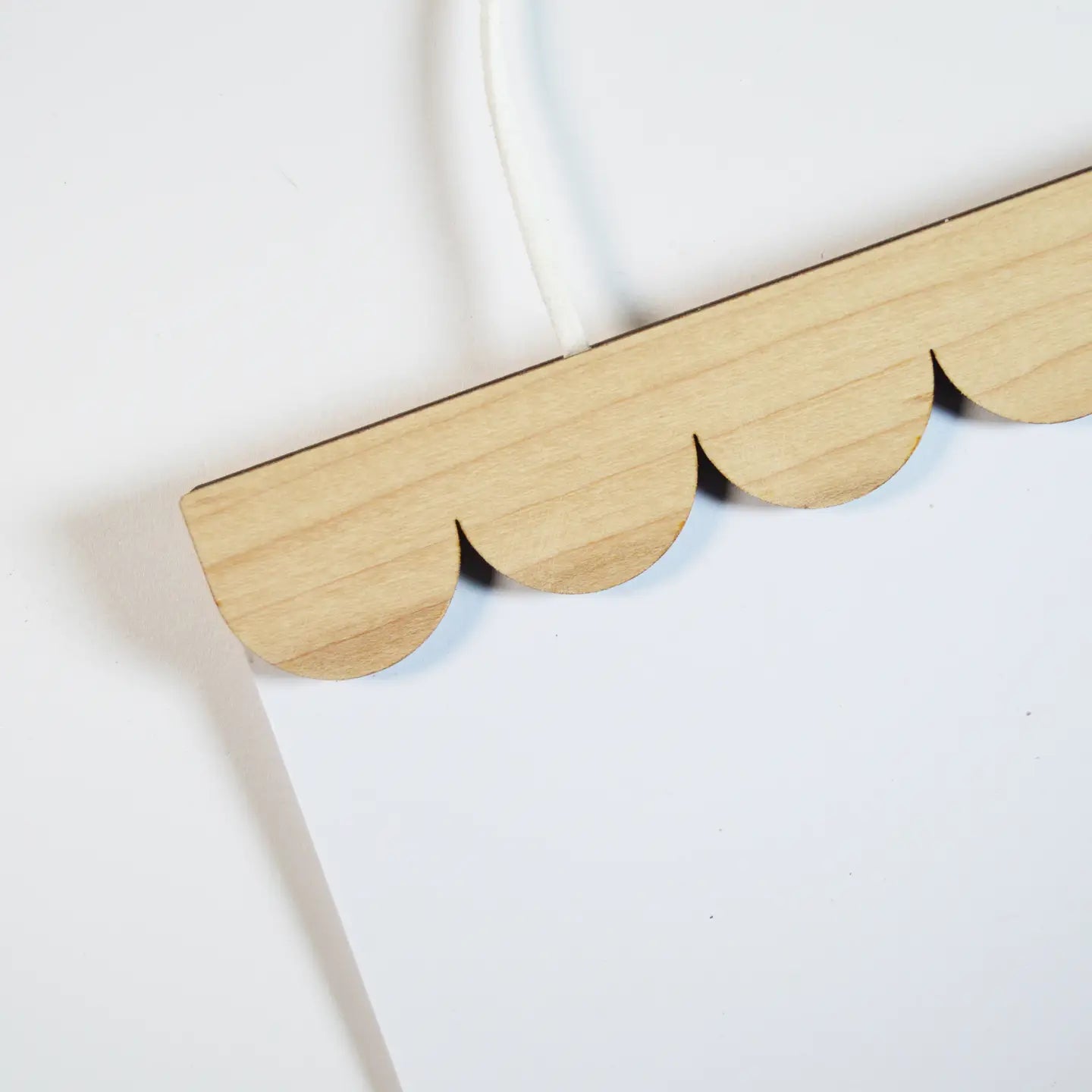 A5 scallop-edge magnetic picture hanger