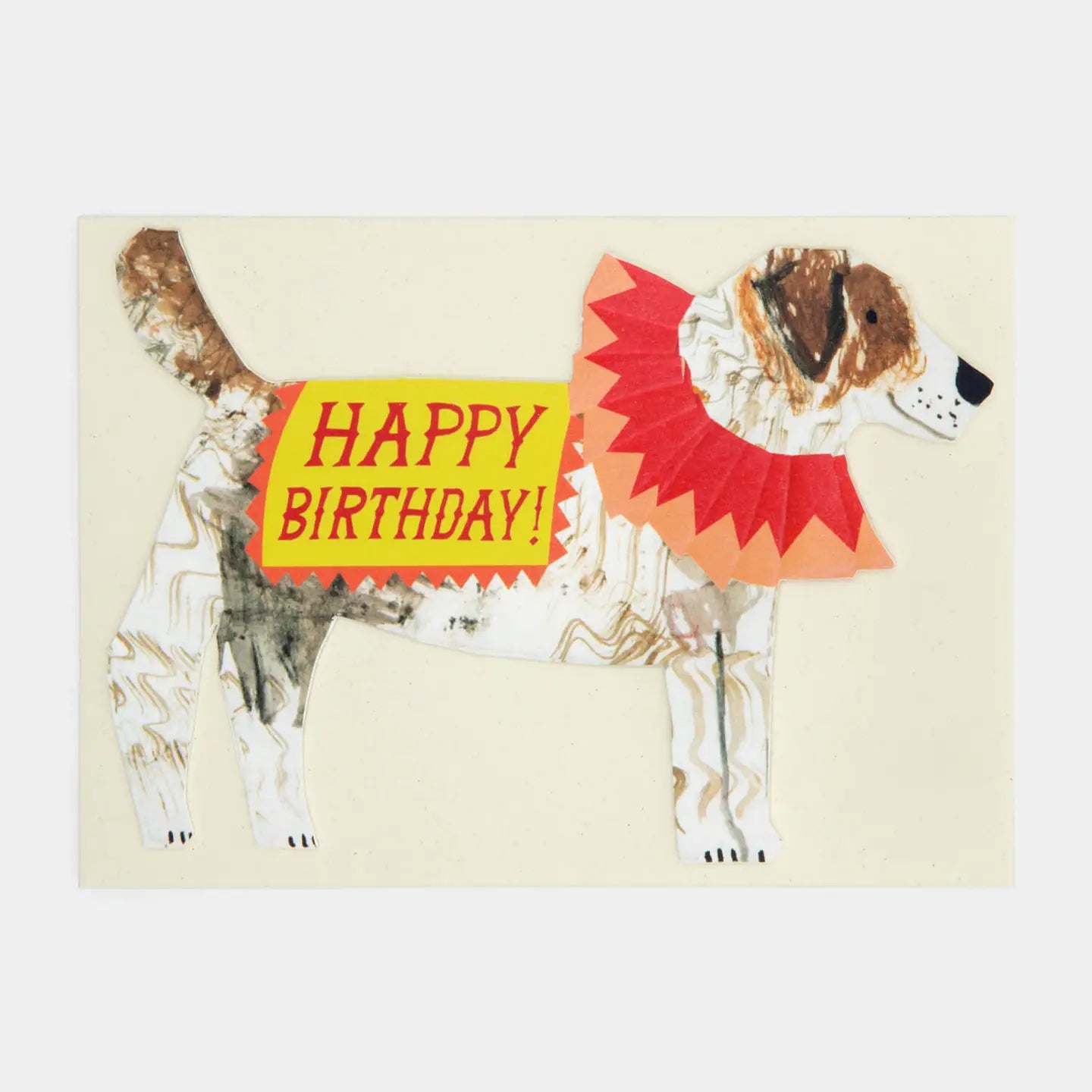 Happy birthday dog card