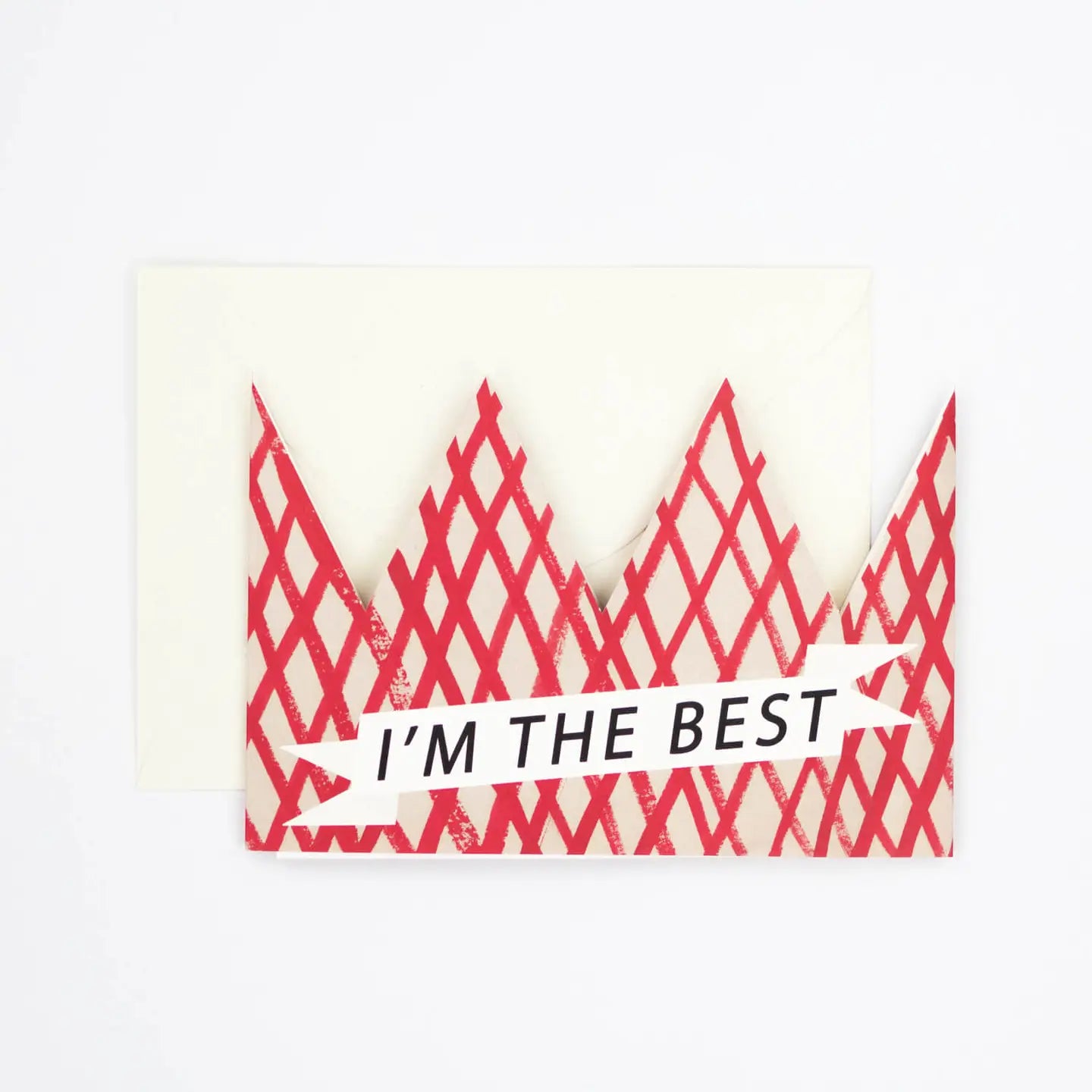 I’m the best party hat card