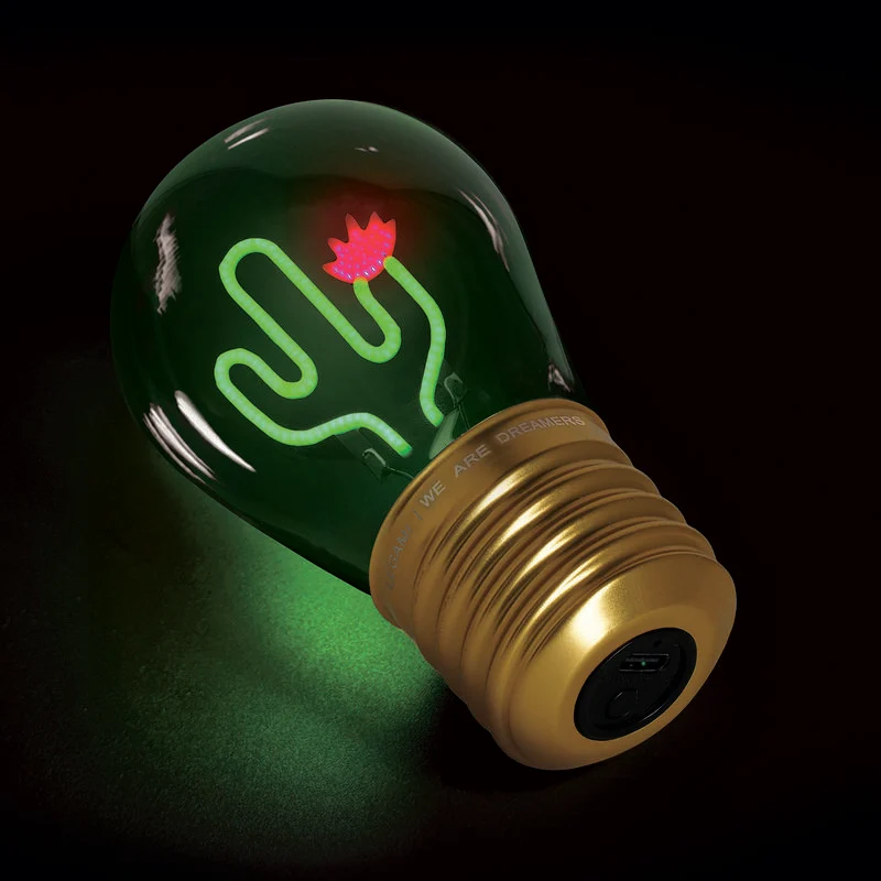 Cordless lightbulb lamp