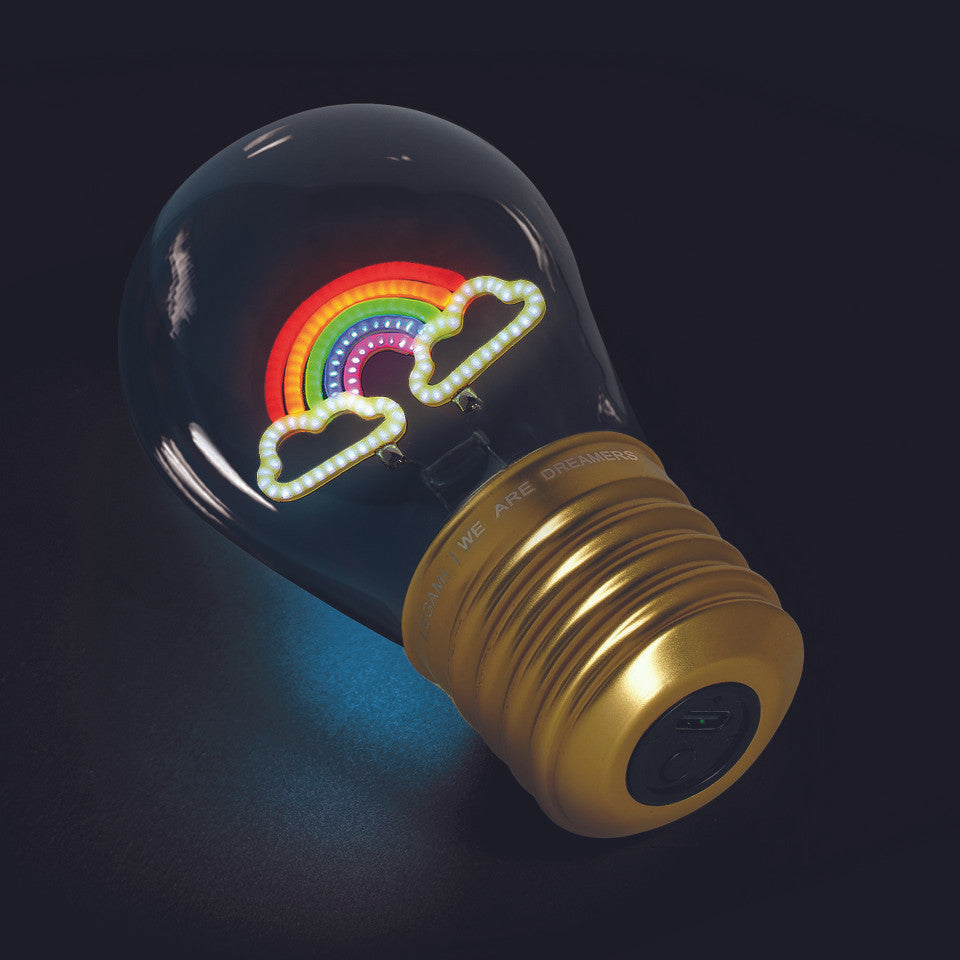 Cordless lightbulb lamp