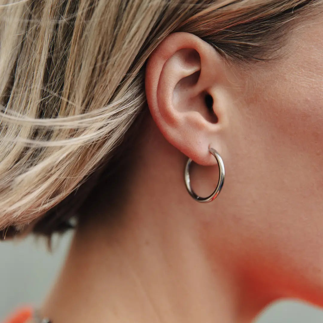 Everyday hoop earrings