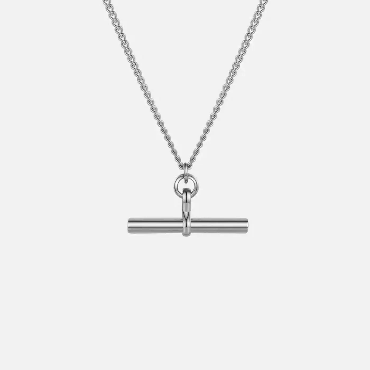 T bar chain necklace