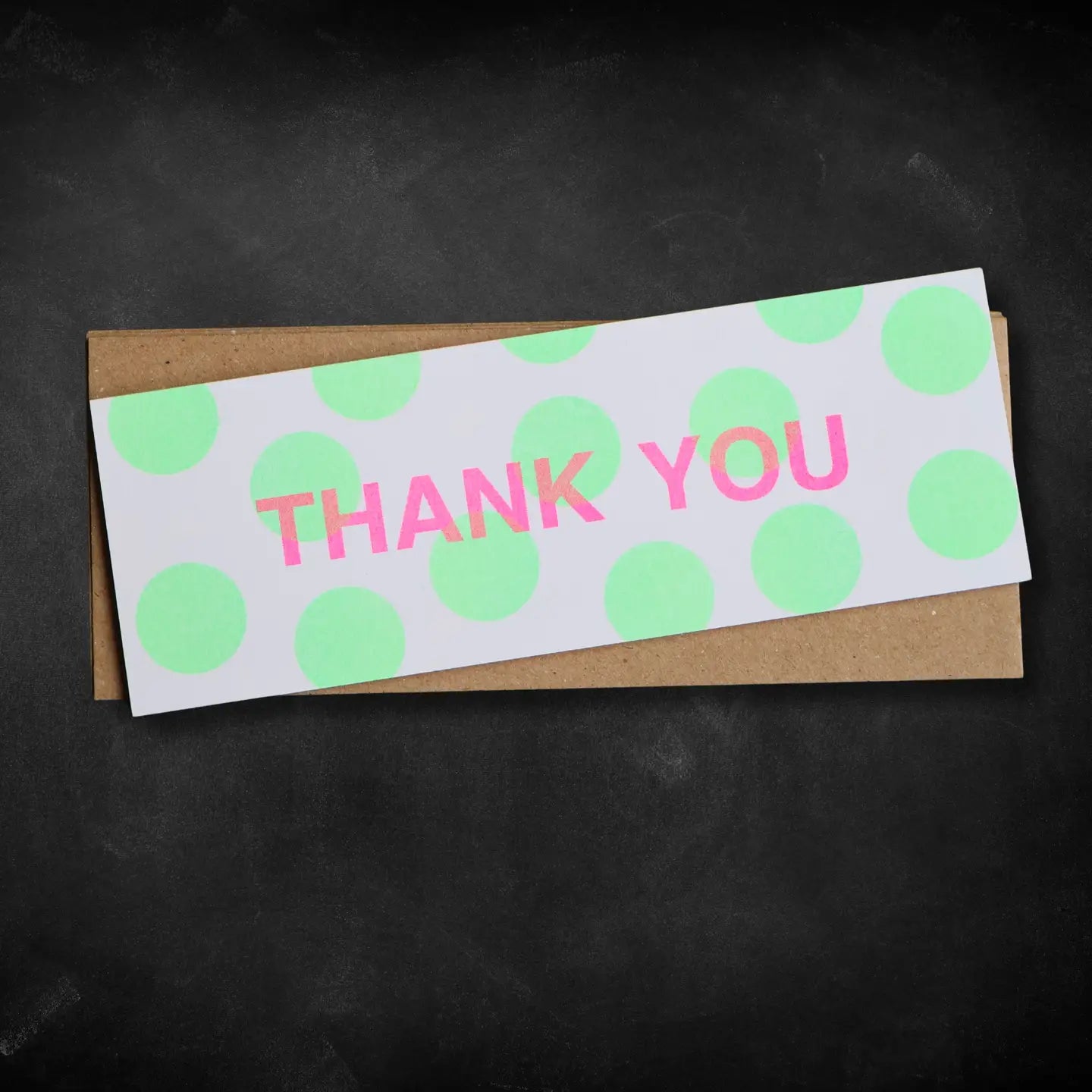 Thank you notecards - long and narrow - set of 12