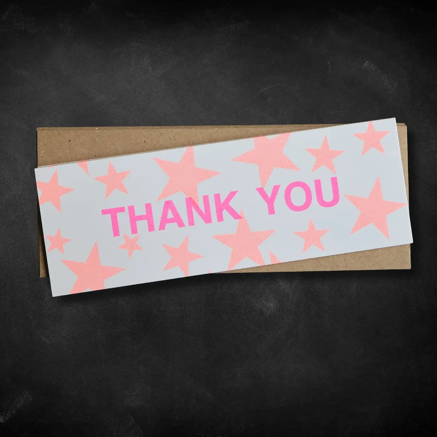 Thank you notecards - long and narrow - set of 12