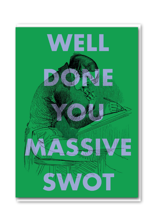 Massive swot greetings card