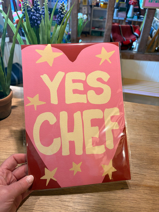 Yes Chef A4 print